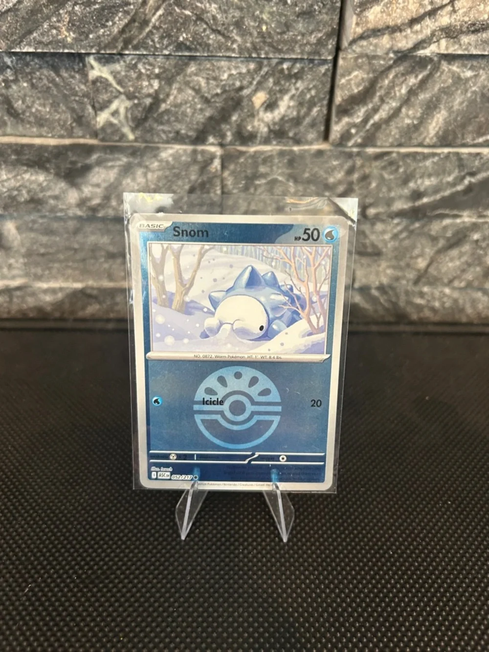 Pokemon‎ Snom 052/217 Reverse Holo Rare from Ascended Heroes Set M/NM